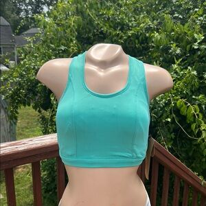 Lynx Blue Moisture-Wicking Sports Bra for Medium Impact- NWTs